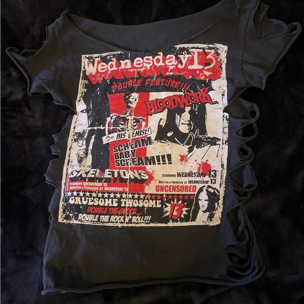 Distressed Wednesday 13 T-shirt